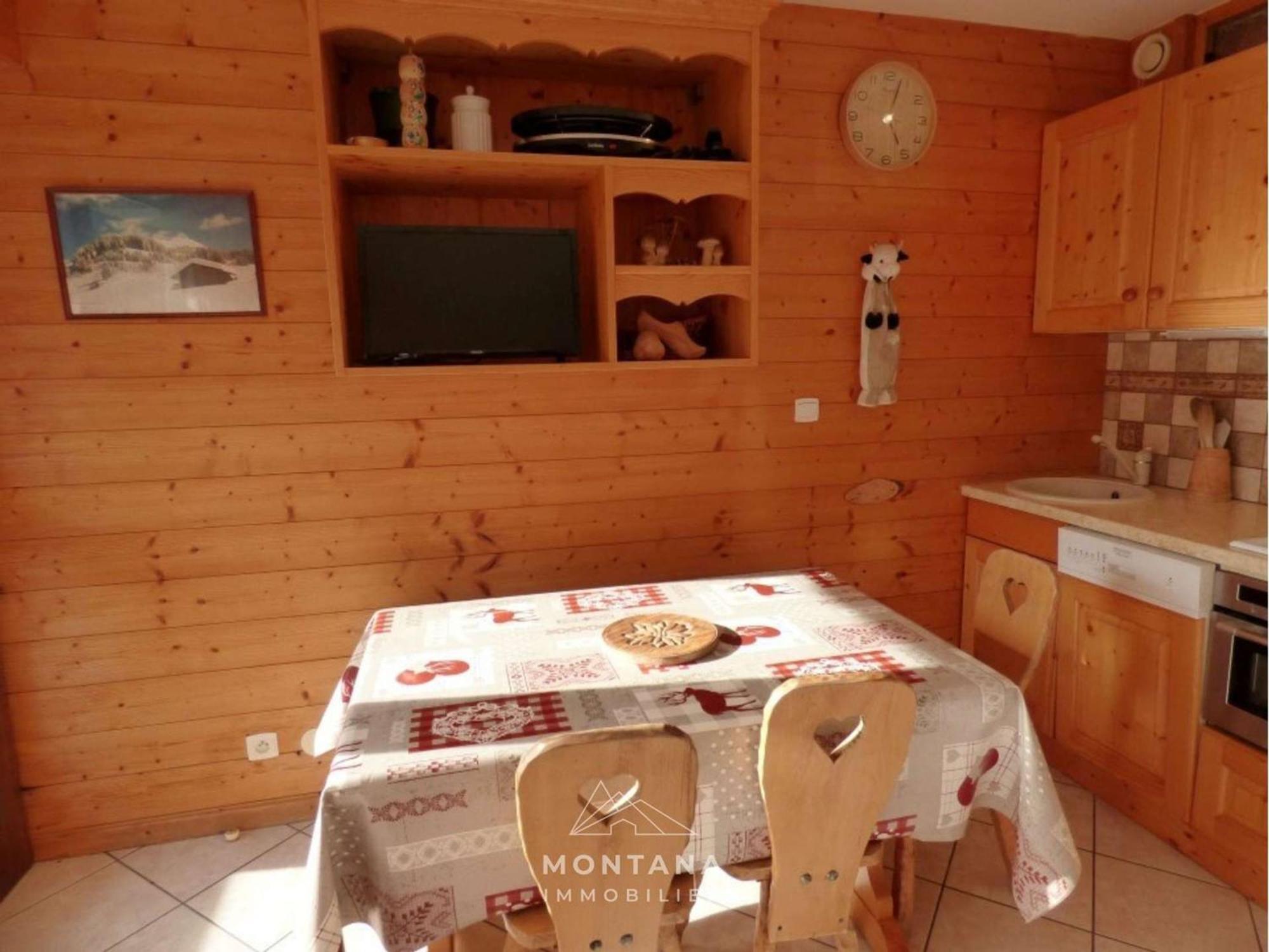 Studio Renove Avec Cabine - 26M² - 5 Pers - Balcon Expose Sud - Pres Skibus Et Remontees Mecaniques - Fr-1-458-125 Le Grand-Bornand Exterior foto